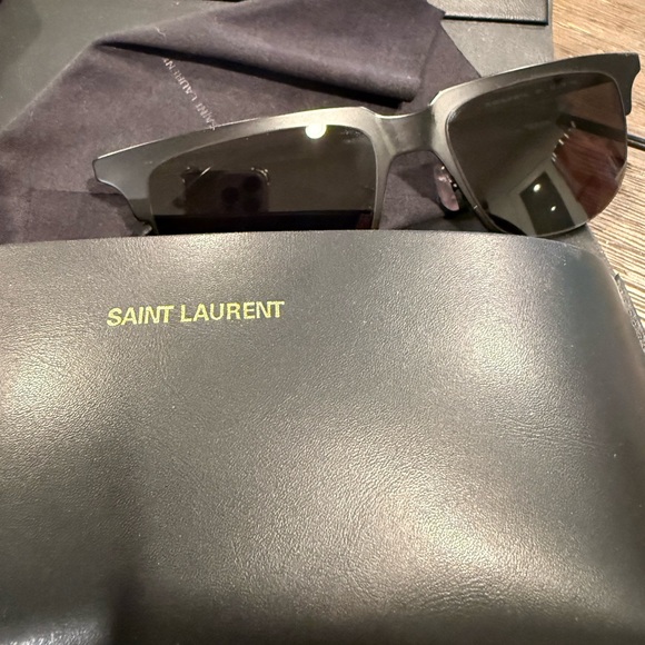 Saint Laurent Black Sunglasses - Picture 6 of 6